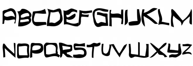 Top Bond Schriftart Groß