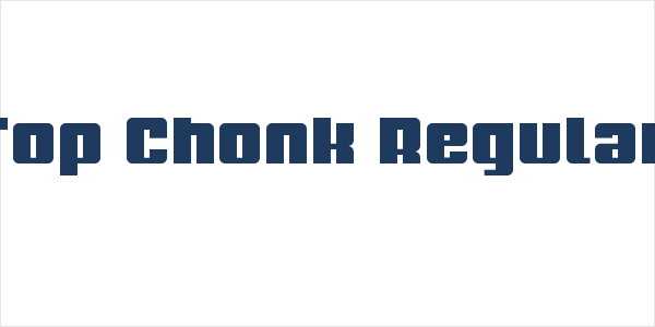 Top Chonk Regular Logo