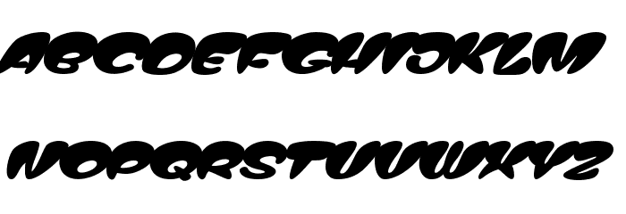Top Comic Personal Use Only Font LOWERCASE