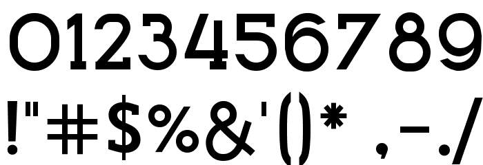 Top Modern as created using FontCreator 6.5 from High-Logic.com TopModern Font OTHER CHARS