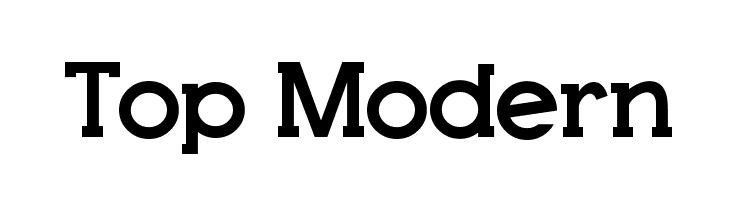 Top Modern Font