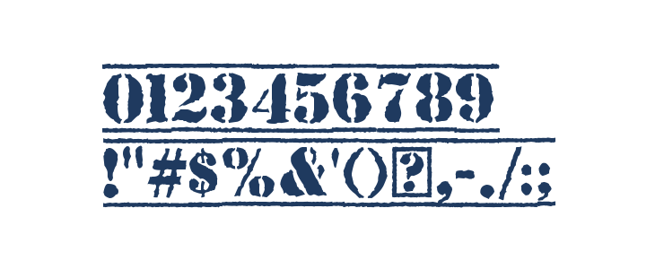 Top-Secret-Bold Other Characters