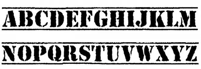 Top-Secret-Bold फ़ॉन्ट लोअरकेस