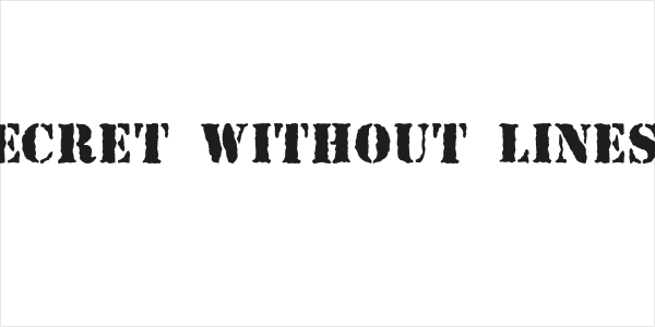 Top Secret Without Lines Bold Logo