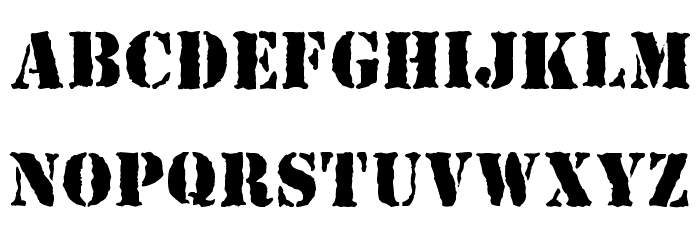 Top Secret Without Lines Bold Font LOWERCASE