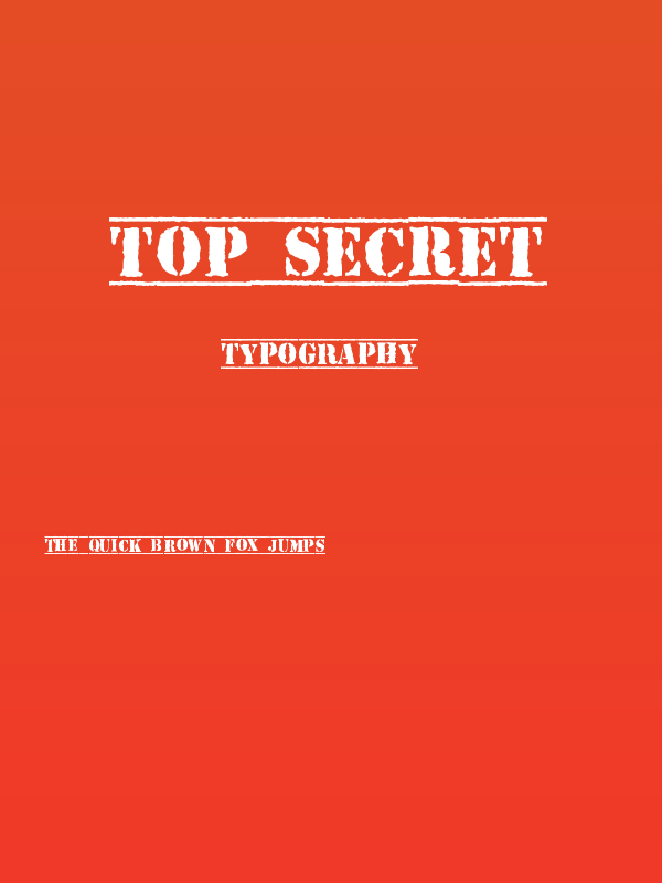 Top Secret Poster