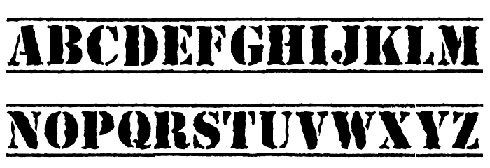 Top Secret Font LOWERCASE