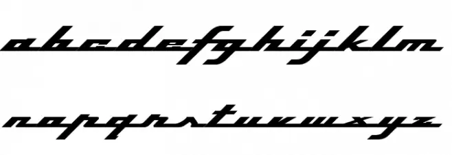 Top Speed Heavy Schriftart Groß