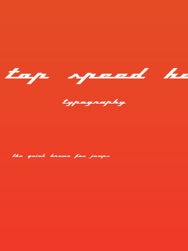 Top Speed Heavy Poster