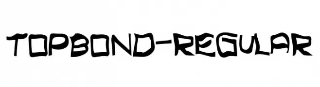 TopBond-Regular  Frei Schriftart Herunterladen