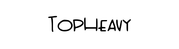 TopHeavy  免费字体下载