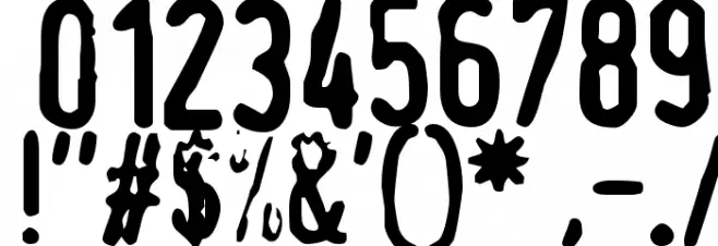 TopSecret Font OTHER CHARS