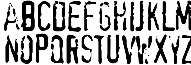 TopSecret फ़ॉन्ट लोअरकेस