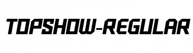 TopShow-Regular  Descarca Fonturi Gratis