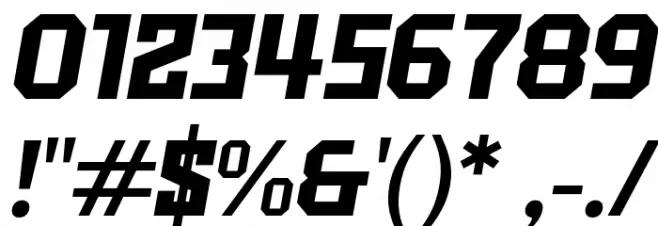 TopShow-Regular Font Alte caractere