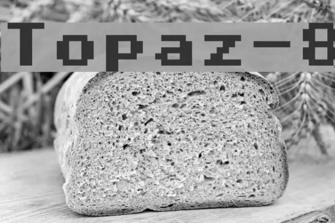 Topaz-8 Font examples