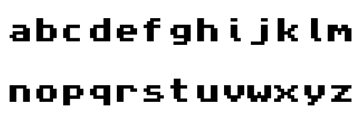 Topaz-8 フォント 小文字