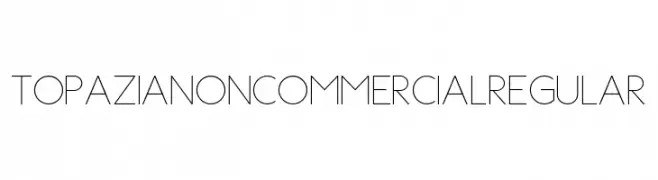 TopaziaNonCommercialRegular 