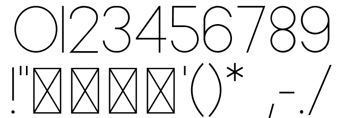 TopaziaNonCommercialRegular Font OTHER CHARS