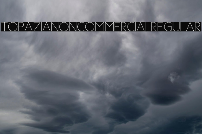 TopaziaNonCommercialRegular Example 3