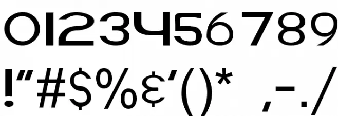 Topeka Font OTHER CHARS