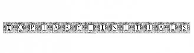 Topiary_Initials  Free Fonts Download