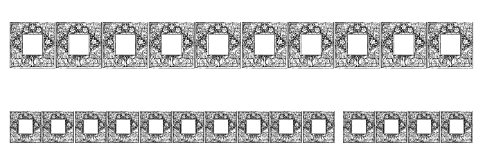 Topiary_Initials Font OTHER CHARS