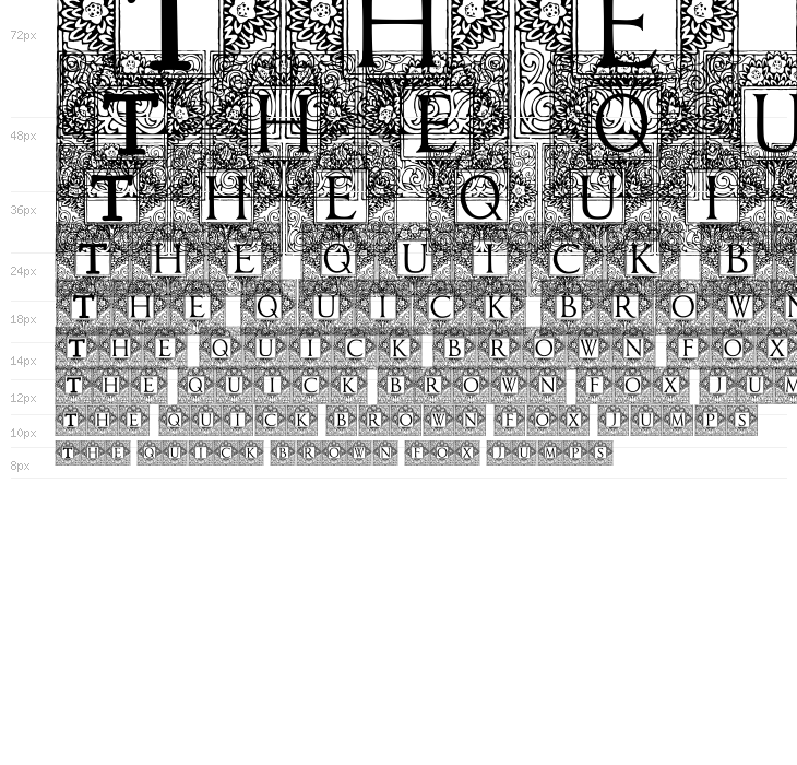 Topiary_Initials Waterfall