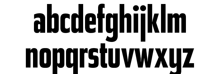 Topic Bold Font LOWERCASE