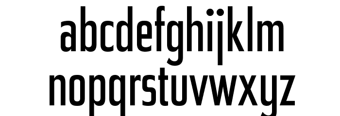 Topic Font LOWERCASE