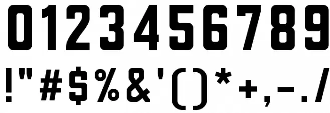 Topline regular Font OTHER CHARS