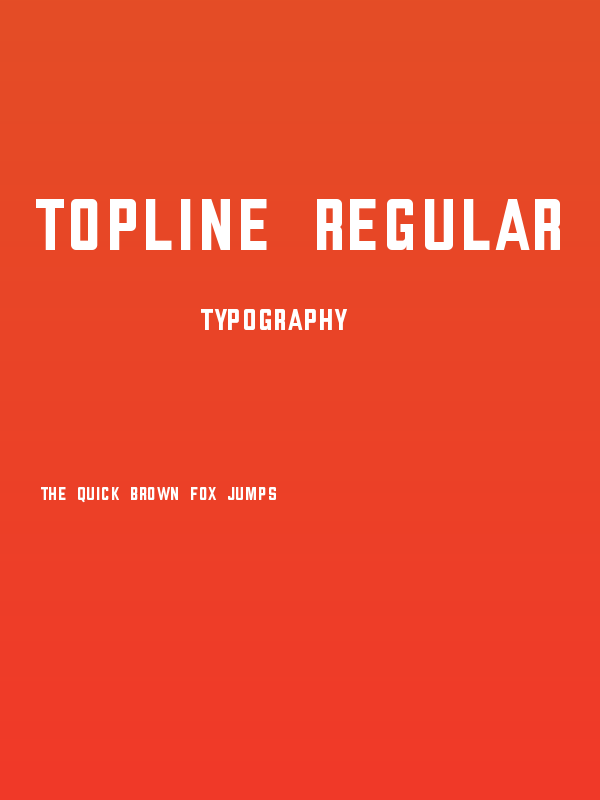 Topline regular Poster