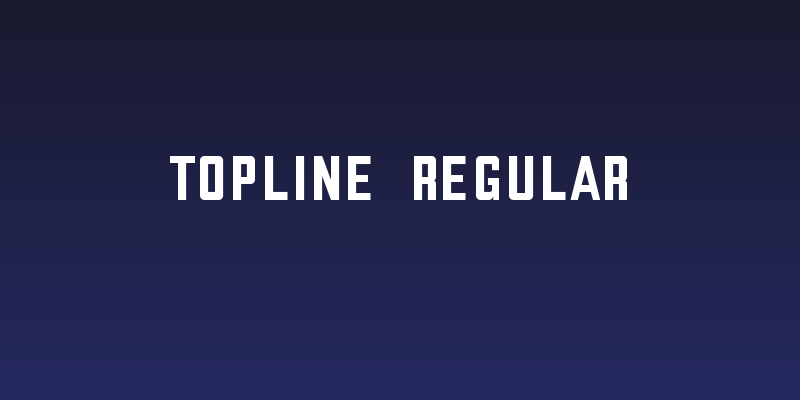 Topline regular Social Header