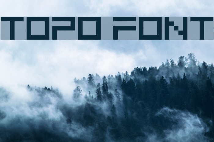 Topo Font examples