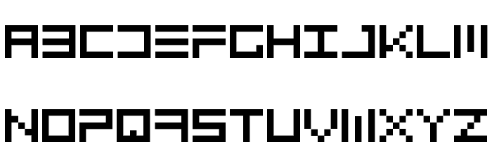 Topo Font LOWERCASE