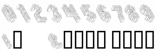Topple1 フォント その他の文字