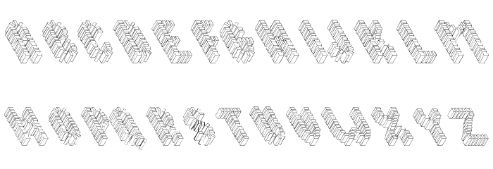 Topple1 Font LOWERCASE