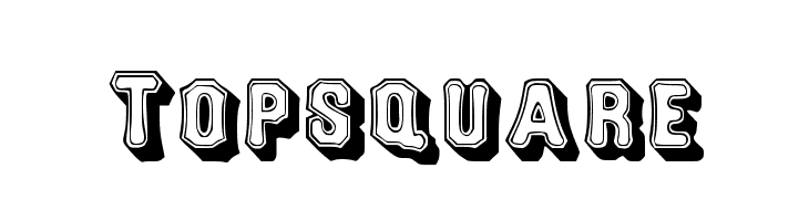 Topsquare Font