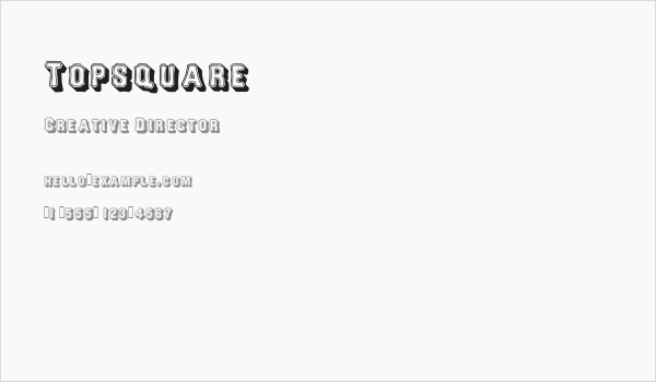 Topsquare Business Card