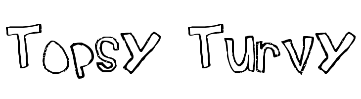 Topsy Turvy  Free Fonts Download