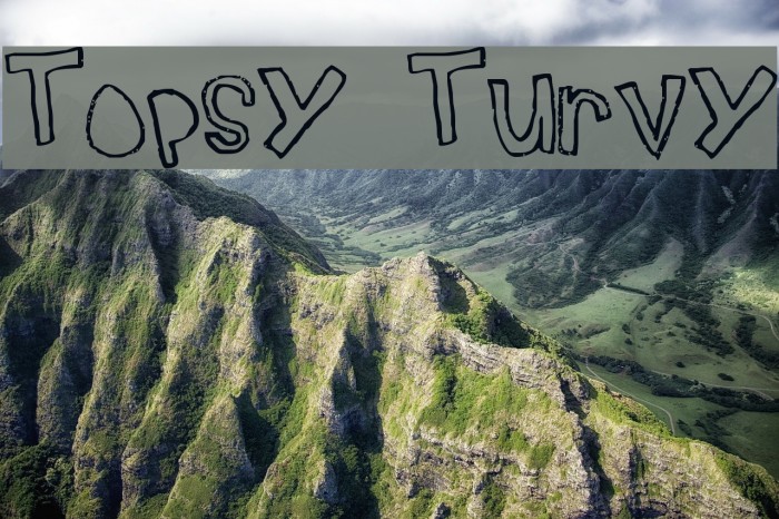 topsy turvy 字体 cn - free fonts download