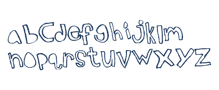 Topsy Turvy Lowercase
