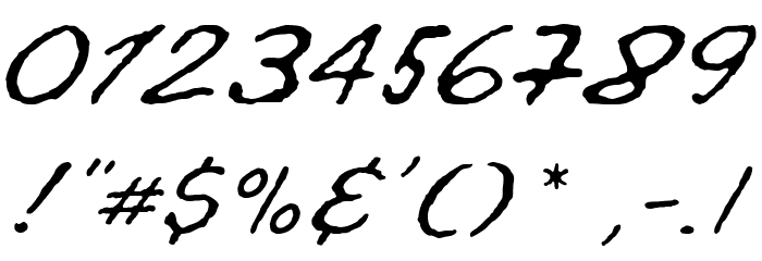 Topuz Font OTHER CHARS