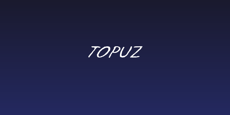 Topuz Social Header