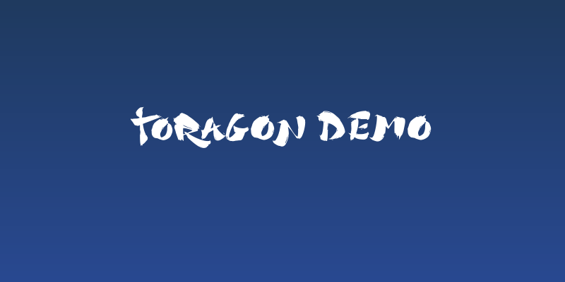 Toragon Demo Social Header
