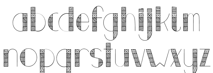 Toraja Font LOWERCASE