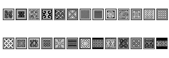 Torajamatra Font LOWERCASE