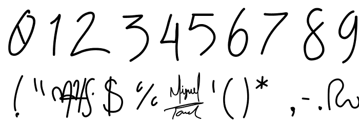 ToralfontClassic Font OTHER CHARS