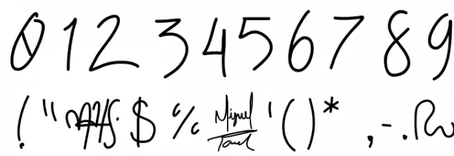 ToralfontClassic Font OTHER CHARS