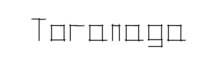 Toranaga  Frei Schriftart Herunterladen